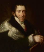 Portrait of Józef Brodowski, 1837. Creator: Rafal Hadziewicz.