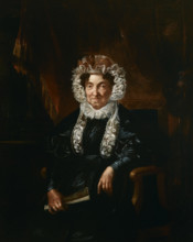 Portrait of Barbara Brodowicz, 1834. Creator: Rafal Hadziewicz.