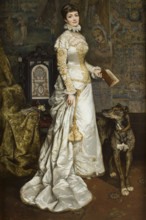 Portrait of Helena Modrzejewska, between 1879-1880. Creator: Tadeusz Ajdukiewicz.