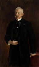 Portrait of Wiktor Oslawski, 1890. Creator: Teodor Axentowicz.