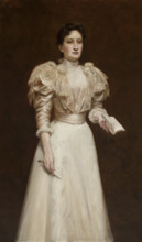 Portrait of Antonina Schmidt, 1897. Creator: Stanislaw Cercha.