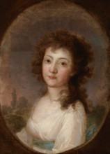 Portrait of an Unknown Woman, c1800. Creator: Jozef Rejchan.