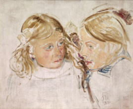 Double Portrait, 1901. Creator: Stanislaw Wyspianski.