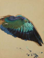 Study of a Wing-Study of a Fgure of "Inspiration" from the Curtain for the Municipal..., c1899. Creator: Henryk Siemiradzki.