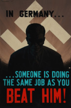 'Beat Him!', World War II poster, 1942.  Creator: Unknown.
