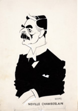 Neville Chamberlain, c1940. Creators: Central Office of Information, John Musgrave-Wood.