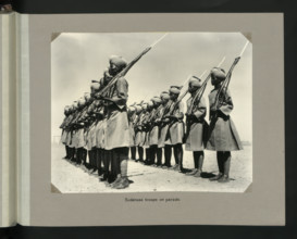 Sudanese troops on parade, 1964. Creators: Colonial Office, Unknown.