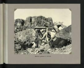Machine gunners in Eritrea. Creator: Colonial Office.