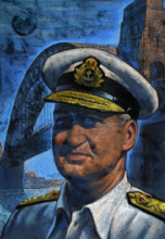Admiral Sir Bruce Fraser, 1st Baron Fraser of North Cape, c1943. Creators: Central Office of Information, Unknown.