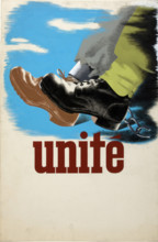 'Unity', World War II poster, between 1939 and 1946. Creators: Central Office of Information, Unknown.