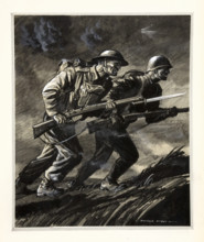 Unity of Strength - WWII poster, between 1939 and 1946. Creators: Rowland Hilder, Central Office of Information.