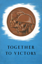'Together to Victory', World War II poster, between 1939 and 1946. Creator: Central Office of Information.