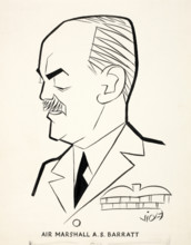 Air Marshall AS Barratt, between 1939 and 1946. Creators: Central Office of Information, Victor Weisz.
