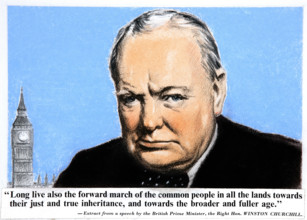 Long live also the forward march of the common people in all the lands... , between 1939 and 1946. Creator: Central Office of Information.