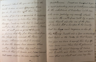 Letter from William Pitt, 1772. Creator: William Pitt the Younger.