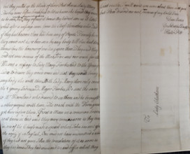 Letter from Hester Pitt, 1766. Creator: Hester Stanhope.