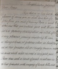 Letter from Hester Pitt, between 1766 and 1770. Creator: Hester Stanhope.