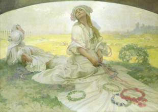Czech Song (Song of Bohemia), 1918. Creator: Mucha, Alfons Marie (1860-1939).
