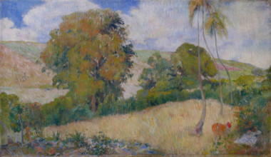 Meadow on Martinique, 1887. Creator: Gauguin, Paul Eugéne Henri (1848-1903).