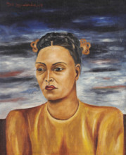 Self-portrait, 1947. Creator: Izquierdo, María (1902-1955).