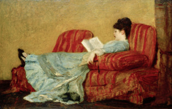 Young Lady Reading, 1878. Creator: Cassatt, Mary (1845-1926).