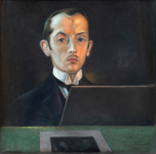 Self-portrait, 1920. Creator: Martini, Alberto (1876-1954).