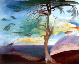 The Lonely Cedar, 1907. Creator: Kosztka Csontváry, Tivadar (1853-1919).