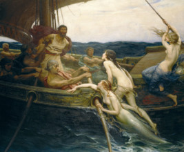Ulysses and the Sirens, c1909. Creator: Draper, Herbert James (1863-1920).