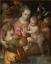 The Mystical Marriage of Saint Catherine, c1550-1560. Creator: Fontana, Prospero (1512-1597).