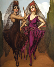 Mantillas, 1915. Creator: Néstor, (Néstor Martín-Fernández de la Torre) (1887-1938).