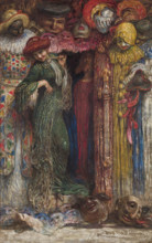 The Masks (The Politics), 1905. Creator: Dall'Oca Bianca, Angelo (1858-1942).