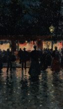 La fiera dei morti (The Fair of the Dead), 1914. Creator: Catti, Michele (1855-1914).