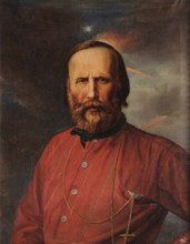 Portrait of Giuseppe Garibaldi (1807-1882), 1860. Creator: Lo Forte, Salvatore (1804-1885).