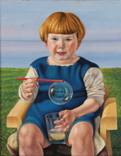 The Soap Bubble, 1927. Creator: Cagnaccio di San Pietro (1897-1946).