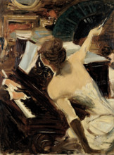 La cantante mondana, c1884. Creator: Boldini, Giovanni (1842-1931).