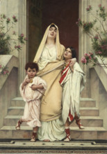 Cornelia, Mother of the Gracchi, 1885. Creator: Boulanger, Gustave Clarence Rodolphe (1824-1888).
