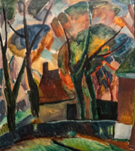 Farm at Beemster, 1915. Creator: Gestel, Leo (1881-1941).