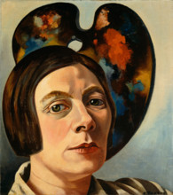 Self-Portrait in front of a Palette, 1934. Creator: Toorop, Charley (1891-1955).