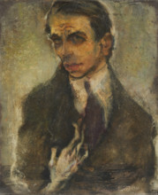 Self-portrait, 1911. Creator: Oppenheimer, Max (1885-1954).