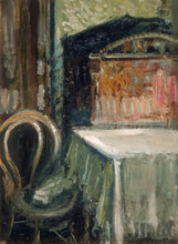Interior With Thonet Chair (Room), 1908. Creator: Gerstl, Richard (1883-1908).