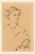Lilly Steiner, 1918. Creator: Schiele, Egon (1890-1918).