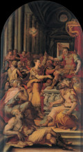 The Dispute of Saint Catherine of Alexandria, 1551. Creator: Fontana, Prospero (1512-1597).