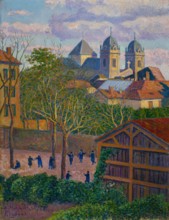 Colegio de Dax, 1909. Creator: Regoyos y Valdés, Darío de (1857-1913).