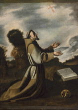 The Vision of Saint Francis, after 1640. Creator: Zurbarán, Francisco, de (1598-1664).