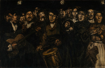 Christmas Eve, c1915. Creator: Gutiérrez-Solana, José (1886-1945).