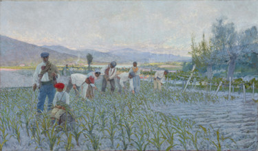 The weeding corn, 1893. Creator: Guinea, Anselmo (1855-1906).