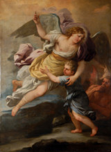 Guardian angel. Creator: Giordano, Luca (1632-1705).