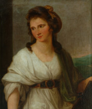 Portrait of Angelika Kauffmann, 1798. Creator: Montano, Manuel (1770-1846).