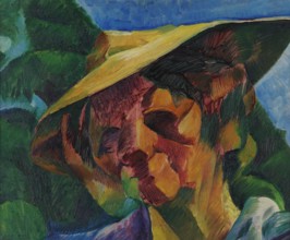 Ritratto della signora Busoni, 1916. Creator: Boccioni, Umberto (1882-1916).