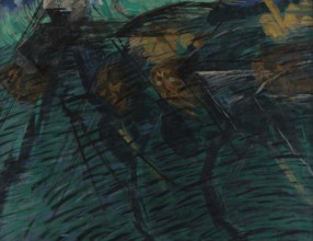 Studio per gli stati d'animo . Creator: Boccioni, Umberto (1882-1916).